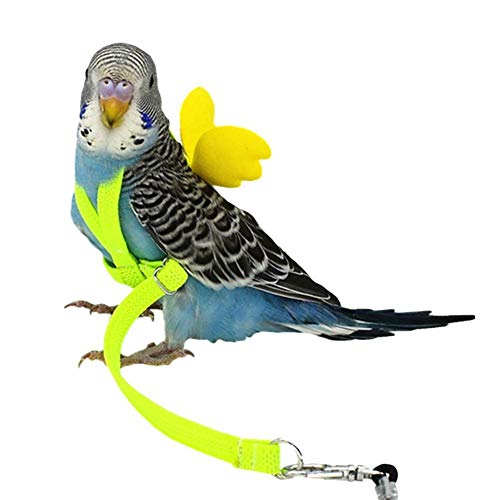 JIAN LIN Einstellbare Papageien-Vogel-Gurt Leine Set Anti-bite Trainingsgeschirre for Papageien im Freien Fliegen Seil… – Bild 6