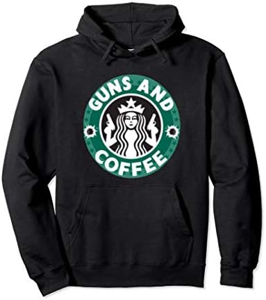 Guns and coffee second amendment hoodie