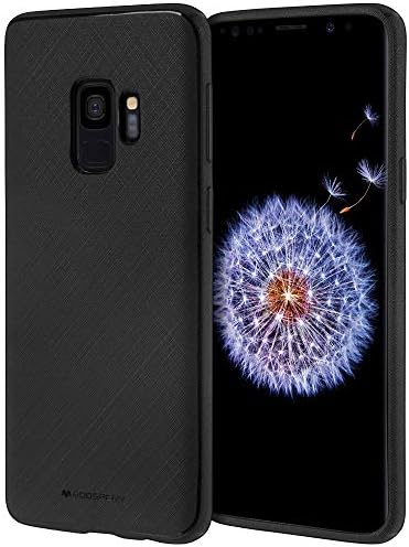 Goospery Style Lux Jelly for Samsung Galaxy S9 Case (2018) Thin Slim Bumper Cover (Black) S9-STYL-BLK