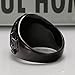 MOWEN Jewelry Men's Black Plated Stainless Steel Masonic Vintage Ring 3D Large G Mason Master Freemason /Master Mason Vintage Signet Ring (12)