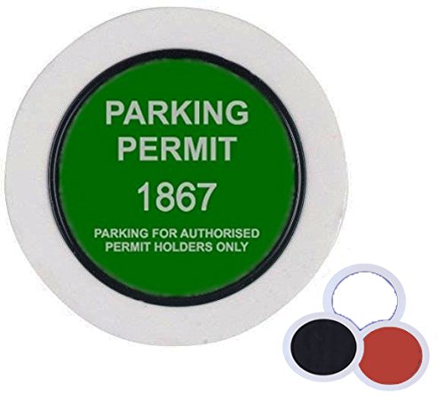 Universal Car Parking Permit Holder / Road Tax Disc Holder - Easy Fit & Removal