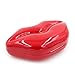 Women Acrylic Lips-shaped Evening Bags Purses Clutch Vintage Banquet Handbag (Red)