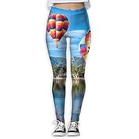 Homlife Hot Air Balloons Artwork Yoga Leggings Pants Gym Tights Stretchy Pants