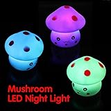 Nightlight,YJYdada 1PC Mushroom Shaped LED Lamp Night Light Nightlight Lamp Flashing Toy