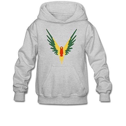 Masterookie Youth Logan Paul Youtube Maverick Pattern Pullover Hood L Gray