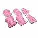 Physport 6 pcs Child Protective Gear Set Cycling Knee Pads and Elbow Pads with Wrist Guards