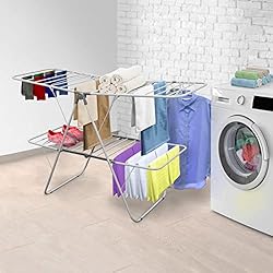 Brookstone [2 Tier [Double Spaced] Foldable Clothes