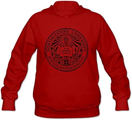 Women's Northeastern University Hooded Sweatshirt Red