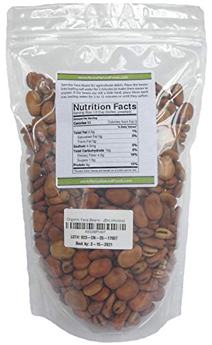 Organic Fava Beans - 2lbs (Hunza)