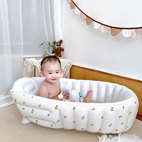 BDYJY Inflatable Foldable Newborn Baby Swimming Bath Portable Pool Tub