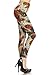 Ultra Soft Printed Leggings - Premium Quality - Regular and Plus Size - 40 New Designs by Conceited (Small/Medium (0 - 12), Feather Multi)