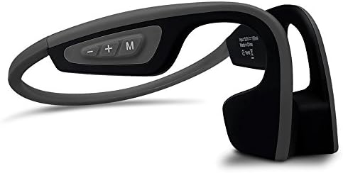 Yolovie Bone Conduction Bluetooth Headphones, Open Ear HD Stereo Wireless Earphones Sweatproof Sport Headset Built-in Mic for iPhone, Samsung, Other Bluetooth Enabled Devices - Grey