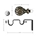 Montevilla Leaf Ball Curtain Rod, 48-86
