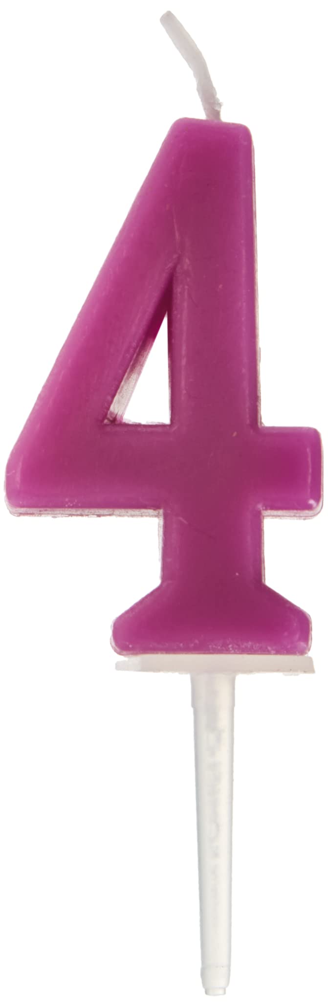 ibili Number Candle 4, Wax, Multi-Color, 7 x 30 x 30 cm