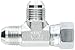 Eaton Aeroquip 203102-8-8S Swivel Nut Run Tee, JIC 37 Degree End Types, Carbon Steel, 1/2 JIC(f) x 1/2 JIC(m) End Size, 1/2