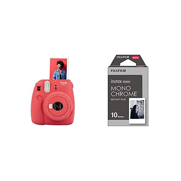 Fujifilm Instax Mini 9 Poppy Red Appareil photo instantané Rouge & 70100137913 Instax Mini
