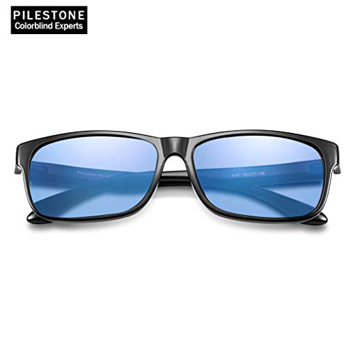 COLORBLIND CORRECTIVE GLASSES BY PILESTONE CANADA TP-020 (Type E) for Red/Green Colour Blindness - Double Coating Technology for Mild and Moderate Deutan and Tritan