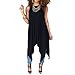 Personality Women Sexy New Loose Casual Party Club Sweet Cute Hot Top Vest Dress Black