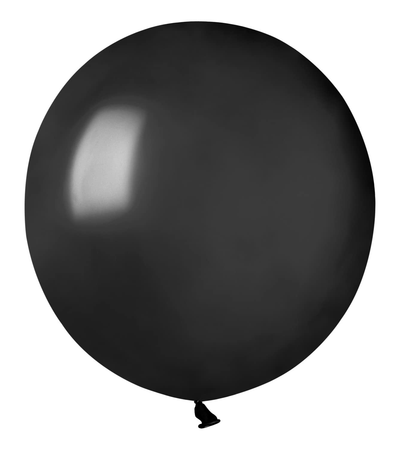 Pack 25 balloons pearly in natural latex Premium Quality G150 (Ø 48cm / 19"), black pearl