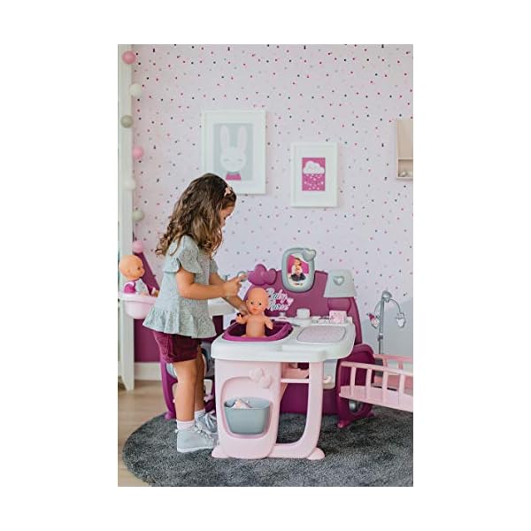 SMOBY Baby Krankenschwester Large Baby House - 3 Spielbereiche - 23 Zubeh�r – Bild 3