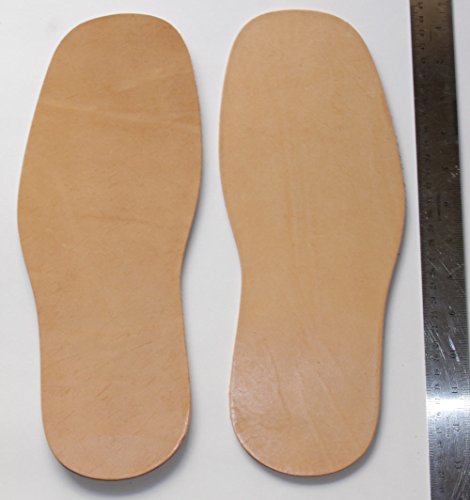 5 mm Genuine Vegetarian Oils Tanned Leather Full Sole XL Size 13 x 5