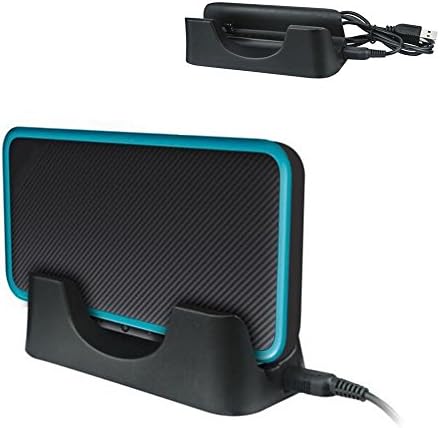 Dongqin NEW Charger Charging Stand Cradle Docks &amp; Cable For Nintendo NEW 2DS / 2DSLL /XL