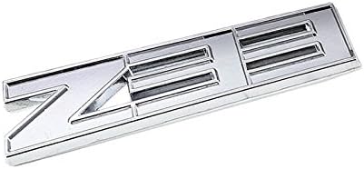 UrMarketOutlet Z33 Chrome Aluminum Alloy Auto Trunk Door Fender Bumper Badge Decal Emblem Adhesive Tape Sticker