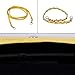 Bundle Monster Womens Envelope Evening Patent Croc Skin Embossed Clutch - YELLOW
