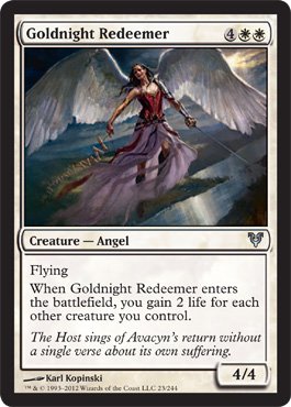 Magic: the Gathering - Goldnight Redeemer (23) - Avacyn Restored