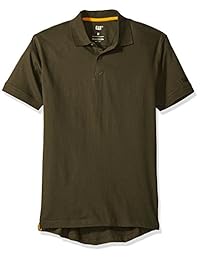 Caterpillar - Polo clásico de algodón para hombre