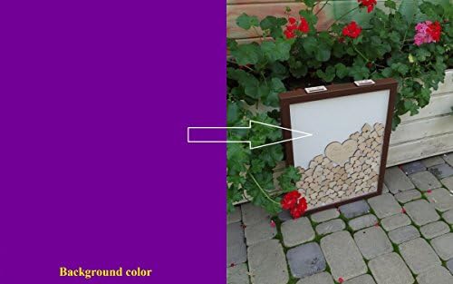Wedding Guest Book Alternative Guest Book Hearts Sign Guest Book Drop Box Top hearts guestbook hearts Guestbook (100 hearts, Purple)