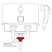 Fontana 97020-080-DB Replacement Straight Nipple, Seal Collar and O-Rings
