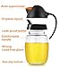 GMISUN Olive Oil Dispenser Bottle, Leakproof Oil Dispenser Bottle For Kitchen, Glass Oil Bottles for Kitchen with Auto Flip Cap, Cooking Oil Dispenser with Non-Slip Handle, Cute Penguin Design, Black