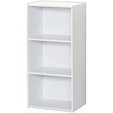 アイリスオーヤマ カラーボックス 3段 幅41×奥行29×高さ87.1cm ホワイト ECX-3