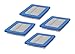 Briggs & Stratton 491588S Pack of 4 Flat Air Filter Cartridges primary