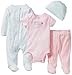 Carter's Baby Girls' 4 Piece Layette Set
