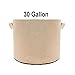 Oppolite 24-Pack 30 Gallon Tan Grow Bags Pots Heavy Duty Fabric Aeration Fabric Pots Grow Bags W/Handles (24, 30 Gallon)thumb 1