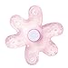 Nookums Cooling Teether - Promotes Healthy Oral Development - Compatible with All Nookums Paci-Plushies - 100% Silicone and Filled with Sterilized Water - Fridge Safe - 6 Different Textures (Pink)