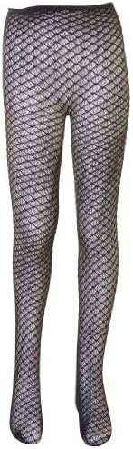 1 Pair of Girls Diamond Polymide Lace Tights, Various Colours and Sizes