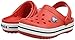 Crocs Crocband Kids Clog (Toddler/Little Kid), Flame/White, 6/7 M US Toddler