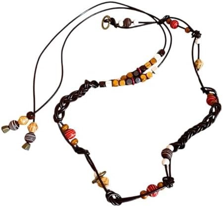 Ancnoz Womens Boho Macrame Belt for Dress Bohemian Style  display picture 3