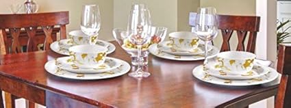 Milton Golden Marbo Dinner Set 31pcs