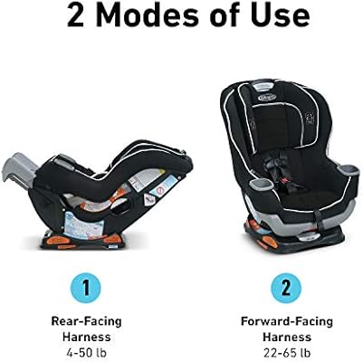 graco extend2fit convertible car seat binx