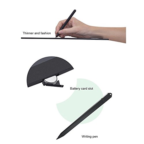 CHAOCHI LCD Writing Tablet 12 Inch Electronic Drawing Board Digital Doodle Pad with Erase Button Gift for School Students Kids Present for Friends Birthday Office Speech Difficulties Use, Green