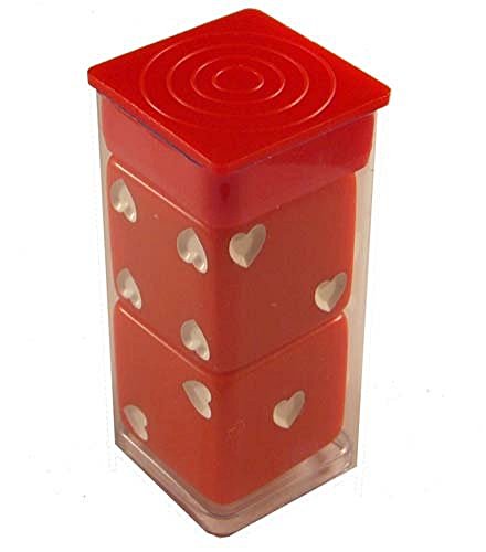 Red Sweetheart Dice d6 25mm 2ea