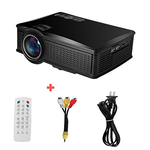 image for Edal SD50 Plus 1500 Lumen Home theater LCD LED Portable Mini Projector