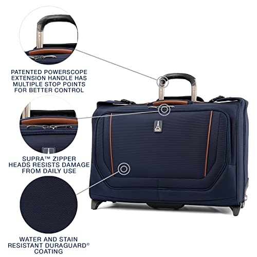 Travelpro Crew Versapack Carryon Rolling Garment Bag, Patriot Blue, One Size Pricepulse