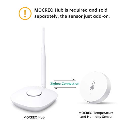 Indoor Outdoor Thermometer, MOCREO Upgraded WiFi Hygrometer Thermometer