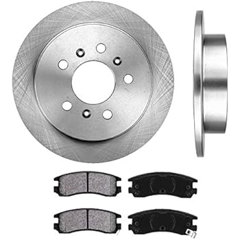 Amazon Com Max Brakes Rear Premium Brake Kit Oe Series
