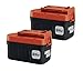 Black & Decker (2 Pack) HPNB24 24V High Performance Nicd Battery Pack